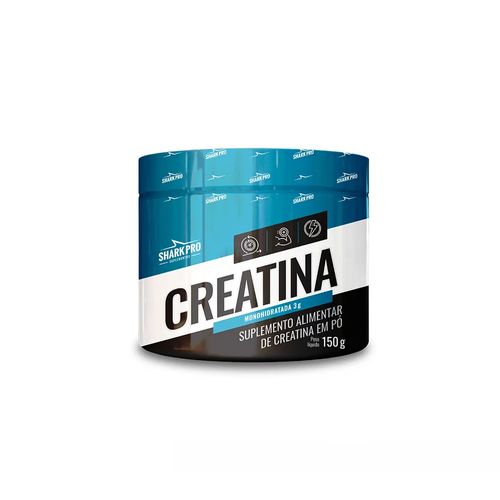 Creatina Monohidratada 150g - Sabor Natural - Sharkpro Suplementos Creatina Monohidratada 150g - Sabor Natural - Sharkpro Suplementos