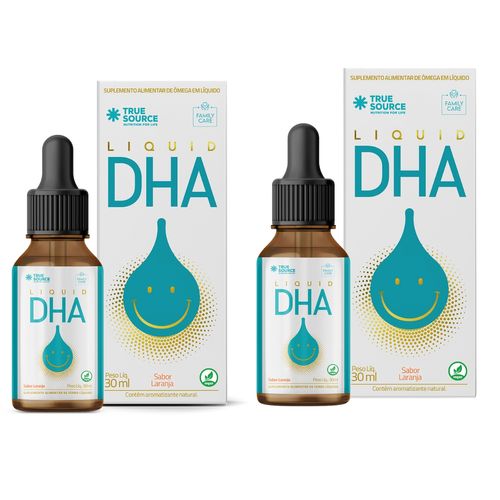 Kit 2 Liquid Dha 100% Natural gotas liquido TrueSource Laranja Kit 2 Liquid Dha 100% Natural gotas liquido TrueSource Laranja