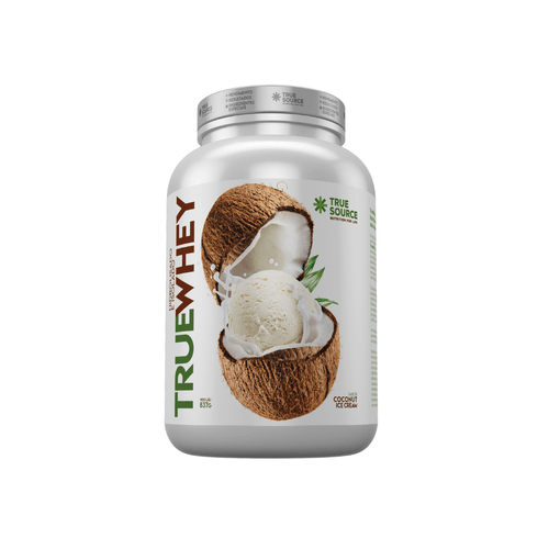 AMAZON TrueWhey Protein Hidrolisado e Isolado Colágeno TrueSource 837G Sabor:Coconut Ice Cream
