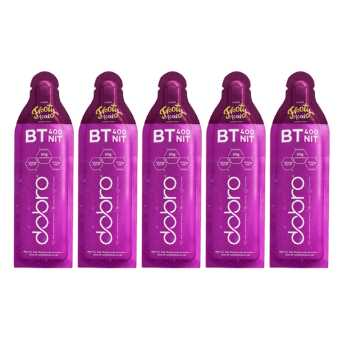 BT 400 Nitrato Gel 5 Sachês 30g Carboidratos Dobro Frooty Açaí BT 400 Nitrato Gel 5 Sachês 30g Carboidratos Dobro Frooty Açaí