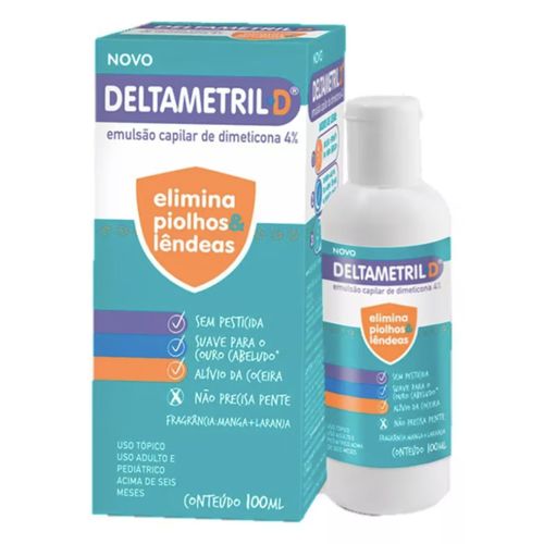 Deltametril 4% trata e elimina piolhos e lêndeas