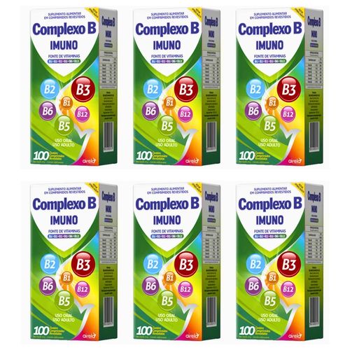 Kit 6 Complexo b Concentrado Original B12 B1 B2 B3 B5 B6 B12 Kit 6 Complexo b Concentrado Original B12 B1 B2 B3 B5 B6 B12