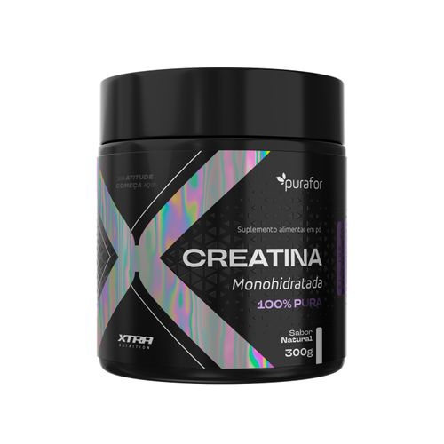 Creatina XTRA NUTRITION 100% Pura 300g Purafor – Força, Potência e Desempenho
