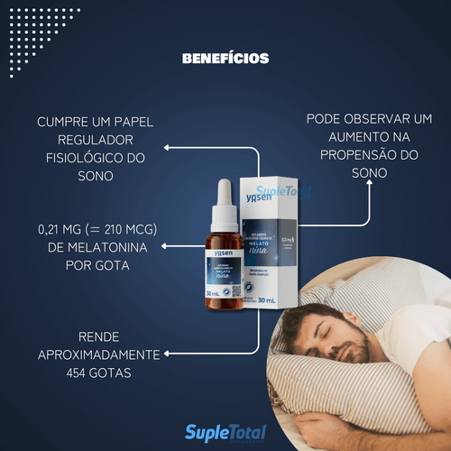 KIT 2 Melatonina Ydrosolv 30ml Yosen KIT 2 Melatonina Ydrosolv 30ml Yosen
