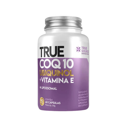 True CoQ10 Ubiquinol Lipossomal 60 Cápsulas True Source