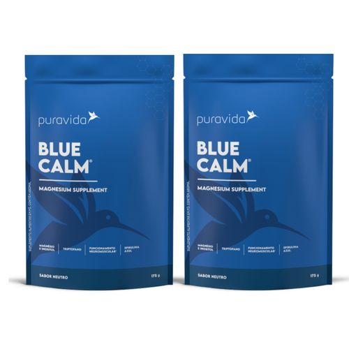 Kit 2 Blue Calm Magnesium Supplement Neutro 175g PuraVida Neutro Kit 2 Blue Calm Magnesium Supplement Neutro 175g PuraVida Neutro