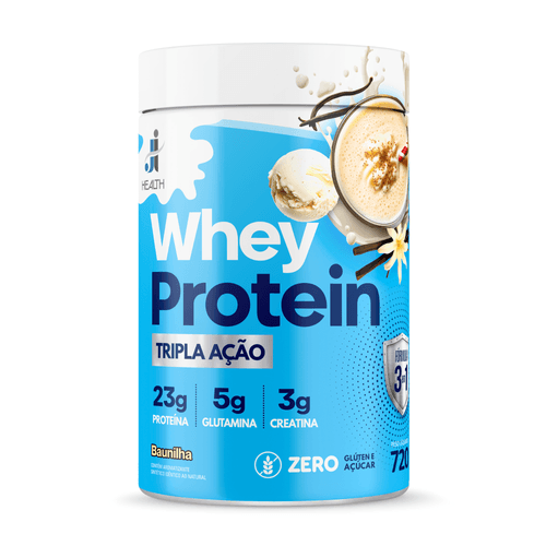 Health Whey Tripla ação 720g sabor Baunilha