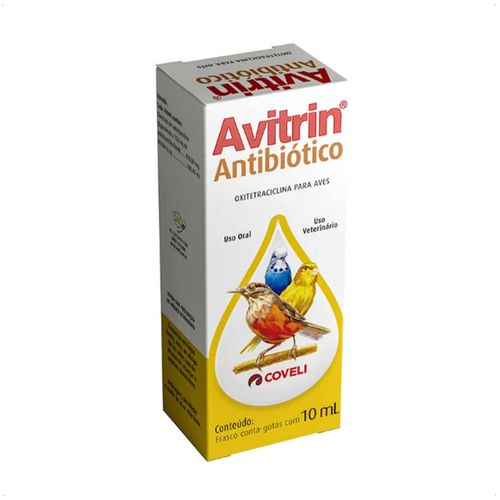 AVITRIN ATB 10ML COVELI PARA AVES E PÁSSAROS AVITRIN ATB 10ML COVELI PARA AVES E PÁSSAROS