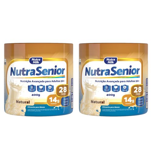 KIT 2 Nutra Senior 50+ 400g Natural KIT 2 Nutra Senior 50+ 400g Baunilha