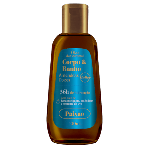 Halley Amêndoas Doces Óleo Deo Corporais Corpo & Banho 100ML