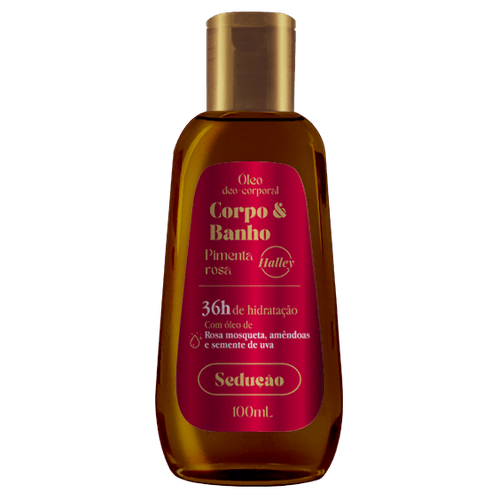 Halley Óleo Deo Corporais Pimenta Rosa 100ml