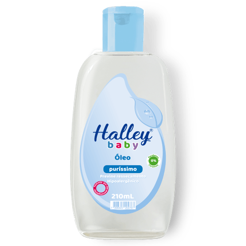 Óleo Infantil Halley Baby Azul Puríssimo 210ml