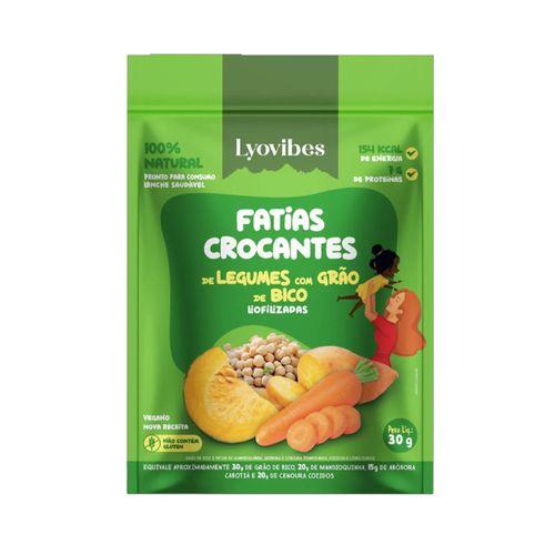 Snack de Legumes com Grão de Bico Liofilizado Lyovibes 30g