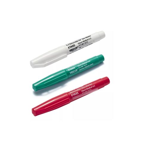 Caneta marcadora de pele VISCOT Modelo 1440-240 Regular Fina - Montserrat Roxa