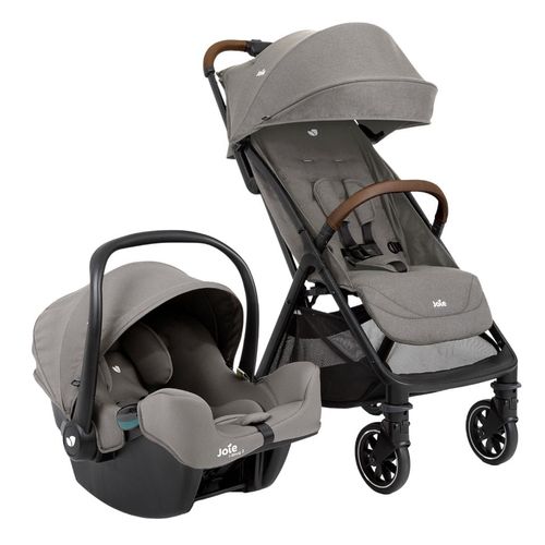 Carrinho de Bebê Travel System Pact Pro Cinza Pebble - Joie Carrinho de Bebê Travel System Pact Pro Cinza Pebble - Joie