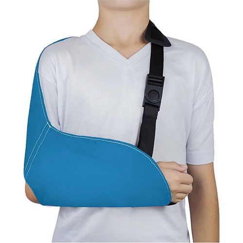 Tipoia Estabilizadora Estofada Velpeau Mercur - Com Orifício - Azul Claro - PP Tipoia Estabilizadora Estofada Velpeau Mercur - Com Orifício - Azul Claro - PP