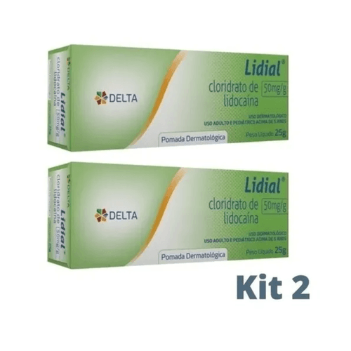 Pomada dermatologica 25g kit com 2 unidades