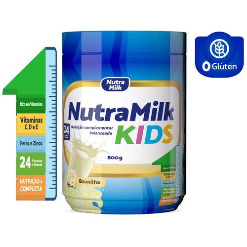 Nutra Kids Suplemento Alimentar infantil - Melhora função cognitiva, concentração e função cognitiva Baunilha 800g Nutra Kids Suplemento Alimentar infantil - Melhora função cognitiva, concentração e função cognitiva Baunilha 800g