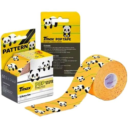 Bandagem Elástica Kinesio TMax - 5cm x 5m - Estampa Panda Bandagem Elástica Kinesio TMax - 5cm x 5m - Estampa Panda
