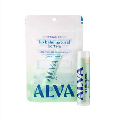 Lip Balm Natural Hortelã Alva 4,25g