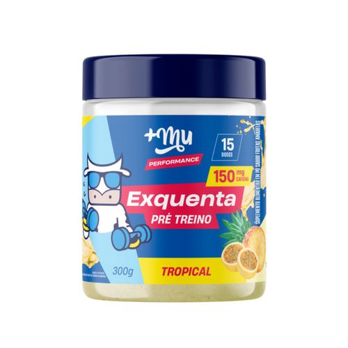 Exquenta Pré Treino Tropical Mais Mu Performance 300g Exquenta Pré Treino Tropical Mais Mu Performance 300g