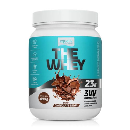 The Whey Chocolate Belga Equaliv 480g The Whey Chocolate Belga Equaliv 480g