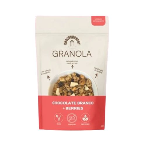 Granola Chocolate Branco com Berries ChocoCrunchy 280g Granola Chocolate Branco com Berries ChocoCrunchy 280g