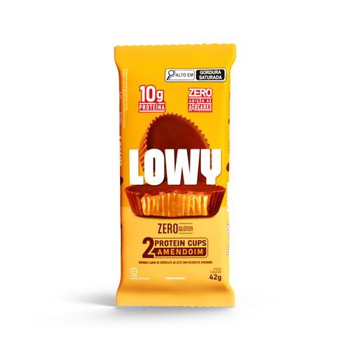 Cups Amendoim Lowy 42g Cups Amendoim Lowy 42g