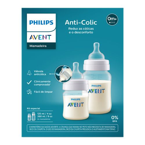 711012---Kit-Mamadeira-Philips-Avent-Transparente-125ml---Mamadeira-260ml-1