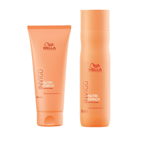 Kit Wella Invigo Nutri-Enrich - Shampoo 250ml + Condicionador 200ml NULO Kit Wella Invigo Nutri-Enrich - Shampoo 250ml + Condicionador 200ml NULO