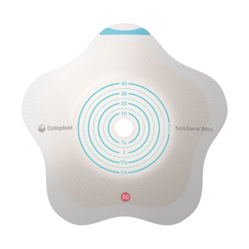 Kit SenSura Mio Base Adesiva Concave 50mm Recortável 10-45mm - 5 Unidades Kit SenSura Mio Base Adesiva Concave 50mm Recortável 10-45mm - 5 Unidades