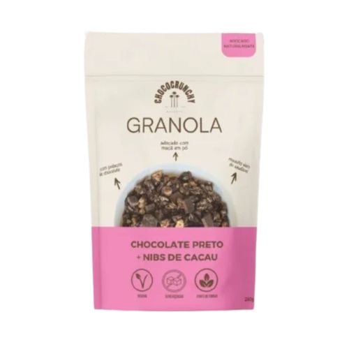 Granola Chocolate Preto com Nibs de Cacau ChocoCrunchy 280g