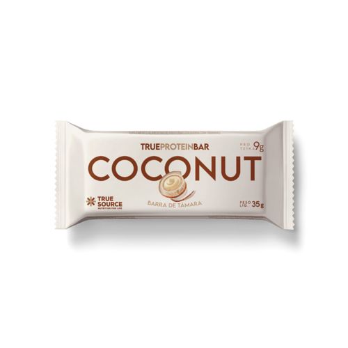True Protein Bar Coconut e Tâmara True Source 35g True Protein Bar Coconut e Tâmara True Source 35g