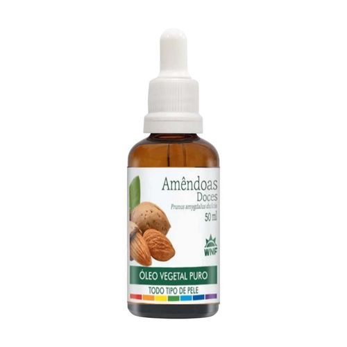 Óleo Vegetal de Amêndoas Doces WNF 50ml Óleo Vegetal de Amêndoas Doces WNF 50ml
