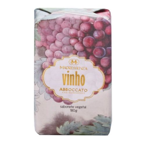 Sabonete Vegetal em Barra Vinho Madressenza 180g 10cm sem cor