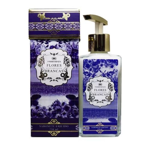 Sabonete Líquido Flores Brancas Madressenza 250ml Sabonete Líquido Flores Brancas Madressenza 250ml