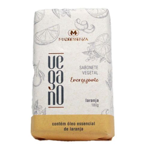 Sabonete em Barra Vegano Laranja Madressenza 180g