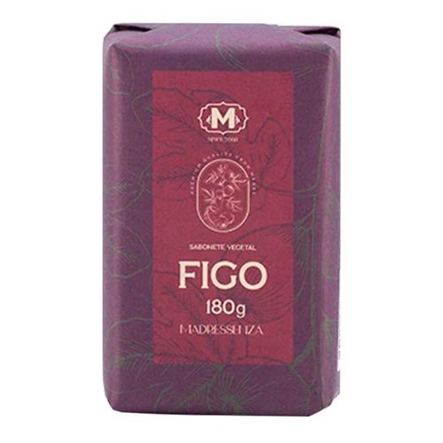 Sabonete Vegetal em Barra Figo Madressenza 180g Sabonete Vegetal em Barra Figo Madressenza 180g