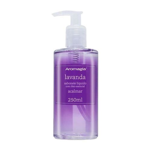 Sabonete Líquido com Óleos Essenciais Lavanda Aromagia 250ml Sabonete Líquido com Óleos Essenciais Lavanda Aromagia 250ml