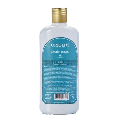 Refil Difusor de Ambiente Alecrim Magno Madressenza 250ml Refil Difusor de Ambiente Alecrim Magno Madressenza 250ml