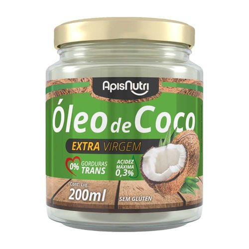 Óleo de Coco Extra Virgem ApisNutri 200ml Óleo de Coco Extra Virgem ApisNutri 200ml