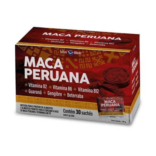 Maca Peruana Vita Blue 30 Sachês Branco
