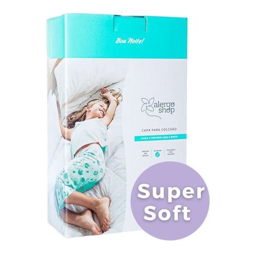 Capa Antiácaro Para Colchão Solteiro Super Soft Alergoshop
