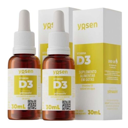 KIT 2 Vitamina D3 Yosen 30ml KIT 2 Vitamina D3 Yosen 30ml