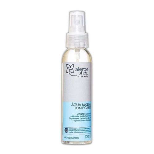 Água Micelar Tonificante Eternity Alergoshop 120ml