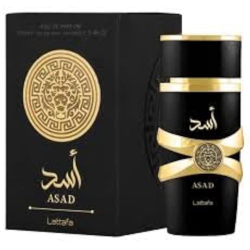 Lattafa Asad Eau De Parfum 100ml Perfume Masculino Importado 100ml Incolor