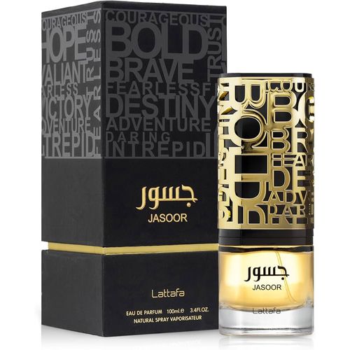 Perfume Arabe Jasoor Lattafa Masculino EDP 100ml 100ml Incolor