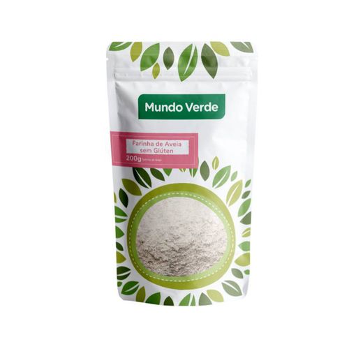 Farinha De Aveia Sem Glúten Mundo Verde 200g