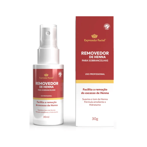 Removedor de Henna Sobrancelha Expressão Facial Hintz 30ml