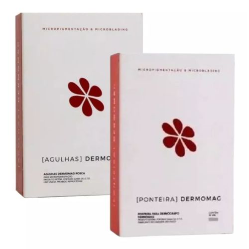 Kit 10 Agulhas 1 Ponta + 10 Ponteiras Dermomag  Mag Estética